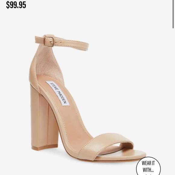 Steve Madden Carrson, size 7 blush - Picture 1 of 5